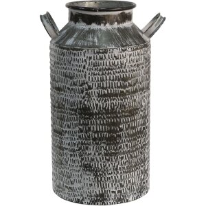 Clayre & Eef 6Y4706 Lechera Decorativa Gris 19x17x33 cm