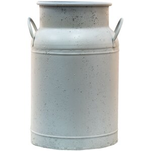 Clayre & Eef 6Y4774 Lata Deco Blanca, Amarilla Ø 19x28 cm