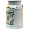 Clayre & Eef 6Y4774 Lata Deco Blanca, Amarilla Ø 19x28 cm