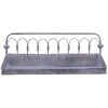 Clayre & Eef 6Y4775 Estante de pared Beige ,Marrón 55x18x21 cm