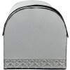 Clayre & Eef 6Y4779 Caja de almacenaje blanca, marrón 30x20x20 cm