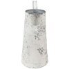 Clayre & Eef 6Y4799 Jarra decorativa gris, blanca 16x12x22 cm