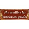 Clayre & Eef 6Y4905 Señal de texto rojo, blanco 50x1x20 cm