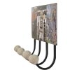Clayre & Eef 6Y5013 Perchero de Pared Negro 40x7x18 cm