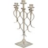 Clayre & Eef 6Y5263 Candelero Blanco 28x12x42 cm