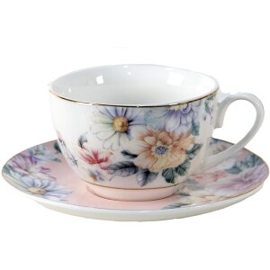 Clayre & Eef FLOKS Taza de café con platillo...