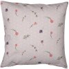 Clayre & Eef HBU21 Funda de Cojín Rosa, Beige 40x40 cm
