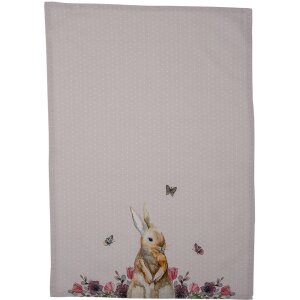 Clayre & Eef HBU42 Paño de cocina rosa, beige...