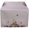 Clayre & Eef HBU64 Traves de Mesa Rosa, Beige 50x140 cm