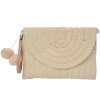 Clayre & Eef JZBG0260N Bolso Señora Beige 27x3x20 cm