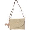Clayre & Eef JZBG0260N Bolso Señora Beige 27x3x20 cm