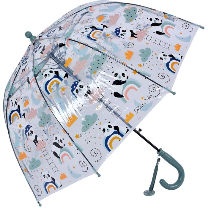 Clayre & Eef JZCUM0006BL Paraguas Niños Azul Ø 50 cm