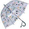 Clayre & Eef JZCUM0006BL Paraguas Niños Azul Ø 50 cm