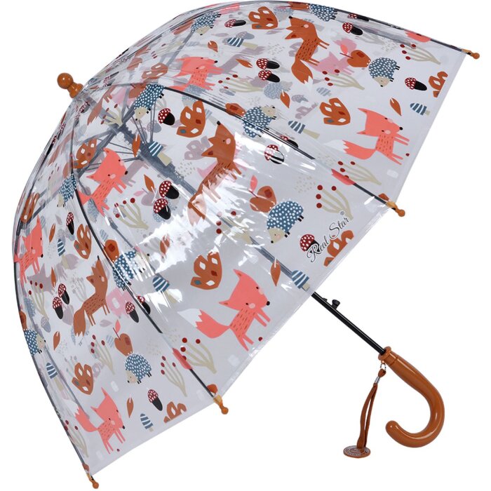 Clayre & Eef JZCUM0006O Paraguas Niños Naranja Ø 50 cm