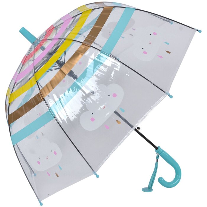 Clayre & Eef JZCUM0007BL Paraguas Niños Azul Ø 50 cm