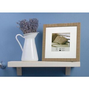 Marco de madera Henzo Driftwood 30x30 cm beige con Passepartout 18x18 cm