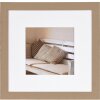Marco de madera Henzo Driftwood 30x30 cm beige con Passepartout 18x18 cm