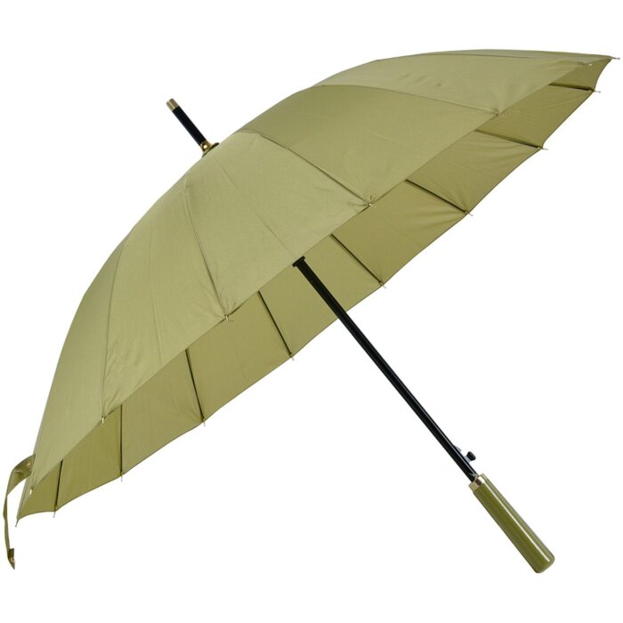 Clayre & Eef JZUM0032LGR Paraguas Adultos Verde Ø 100x80