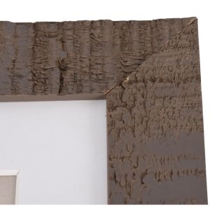 Henzo Marco de madera Driftwood 30x30 cm marrón medio con passepartout 18x18 cm