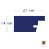 Marco de madera Driftwood 30x30 cm blanco