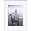 Marco de aluminio Henzo Manhattan plata 30x40 cm con passepartout 20x28 cm