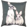 Clayre & Eef KT021.296 Funda de Cojín Verde 45x45 cm