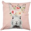 Clayre & Eef KT021.304 Funda de Cojín Rosa 45x45 cm