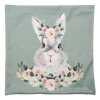Clayre & Eef KT021.305 Funda de Cojín Verde 45x45 cm