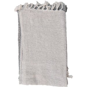Clayre & Eef KT060.130 A cuadros gris 125x150 cm