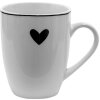 Clayre & Eef LBSHMU Taza Blanco, Negro 350 ml