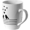 Clayre & Eef LBSMU Mug Blanco, Negro 350 ml