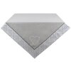 Clayre & Eef LYH15 Mantel Cuadrado Gris 150x150 cm