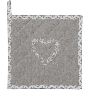 Clayre & Eef LYH45 Salvamanteles Gris 20x20 cm