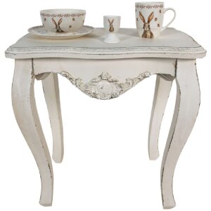 Clayre & Eef REBBO Plato sopero Beige, Marrón Ø 14 cm