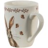 Clayre & Eef REBMU Taza Beige, Marrón 350 ml