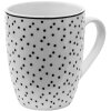 Clayre & Eef SDMU Mug Blanco, Negro 350 ml