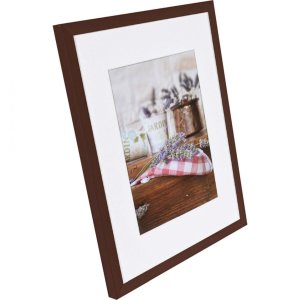 Henzo Marco de madera Jardin 30x40 cm wenge con Passepartout 20x28 cm