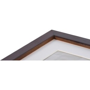 Henzo Marco de madera Jardin 30x40 cm wenge con Passepartout 20x28 cm