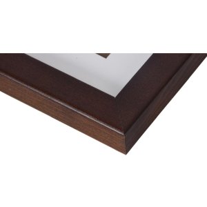 Henzo Marco de madera Jardin 30x40 cm wenge con Passepartout 20x28 cm