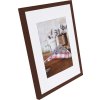 Henzo Marco de madera Jardin 30x40 cm wenge con Passepartout 20x28 cm