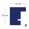 Henzo Marco de madera Jardin 30x40 cm wenge con Passepartout 20x28 cm
