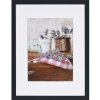 Marco de madera Henzo JARDIN negro 30x40 cm con passe-partout 20x28 cm