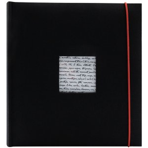 Panodia Álbum de fotos Linea negro 30x30 cm 60 páginas blancas