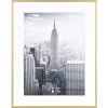 Henzo Marco de aluminio Manhattan 40x50 cm dorado con passepartout 30x40 cm