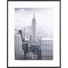 Henzo Marco de aluminio Manhattan negro 40x50 cm con passepartout 30x40 cm
