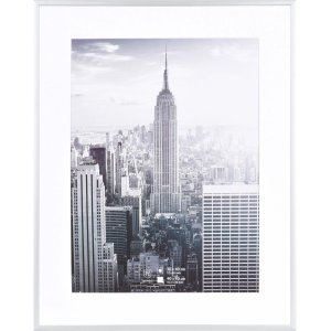 Henzo Marco de aluminio Manhattan 40x50 cm plata