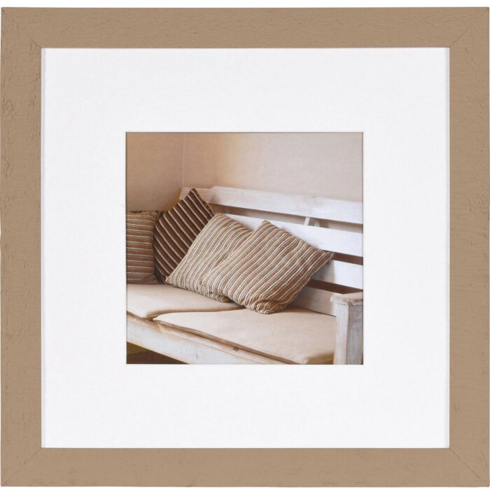 Marco de madera Driftwood 40x40 cm beige