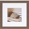 Marco de madera Henzo Driftwood marrón medio 40x40 cm con paspartú 28x28 cm