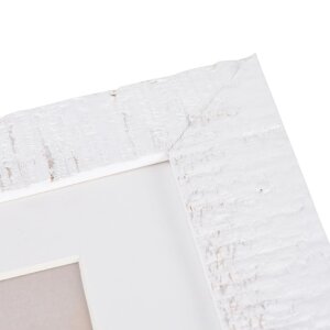 Marco de madera Driftwood 40x40 cm blanco