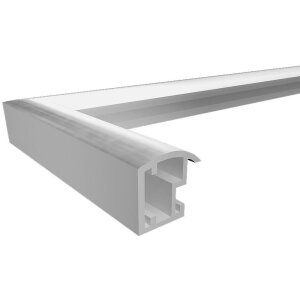 Marco de plástico TRENDSTYLE 30x40 cm - plata metalizado